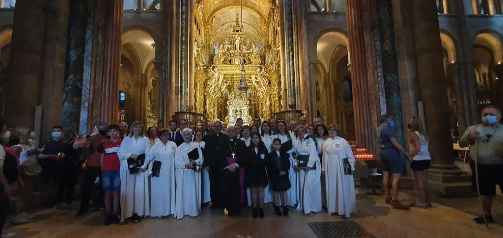 Visita del Coro Sacro 'Jerónimo Aguado' a Santiago de Compostela