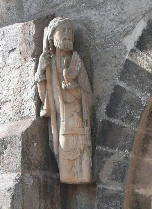 Imagen de Santiago Peregrino de Santa Marta de Tera. Fotografía: Xacopedia