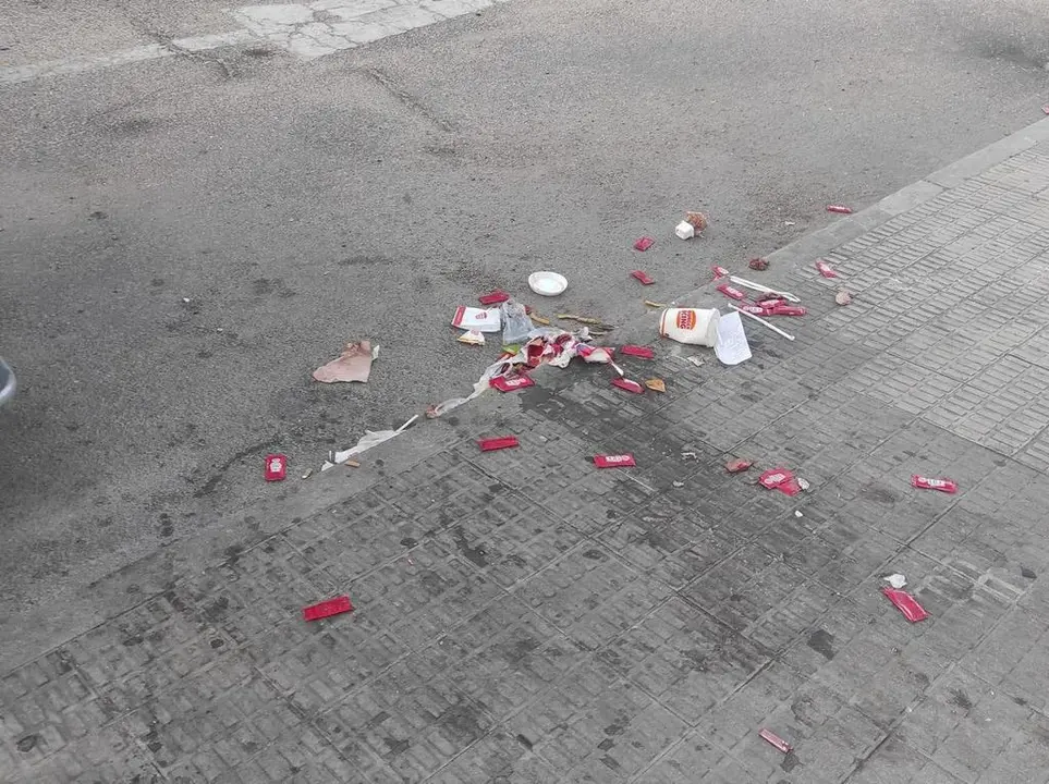 Basura polígono
