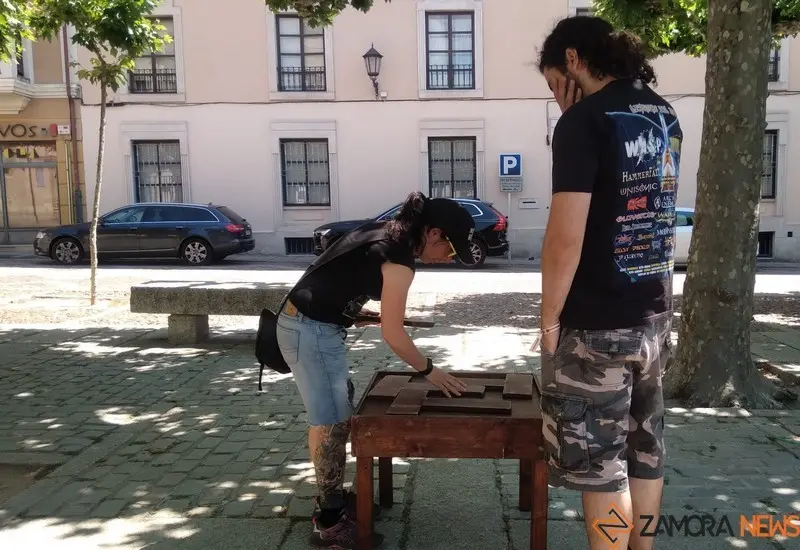 Juegos en la Plaza de Viriato