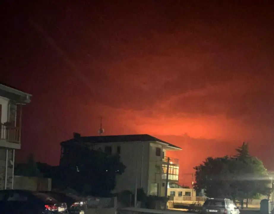 fuego en la culebra