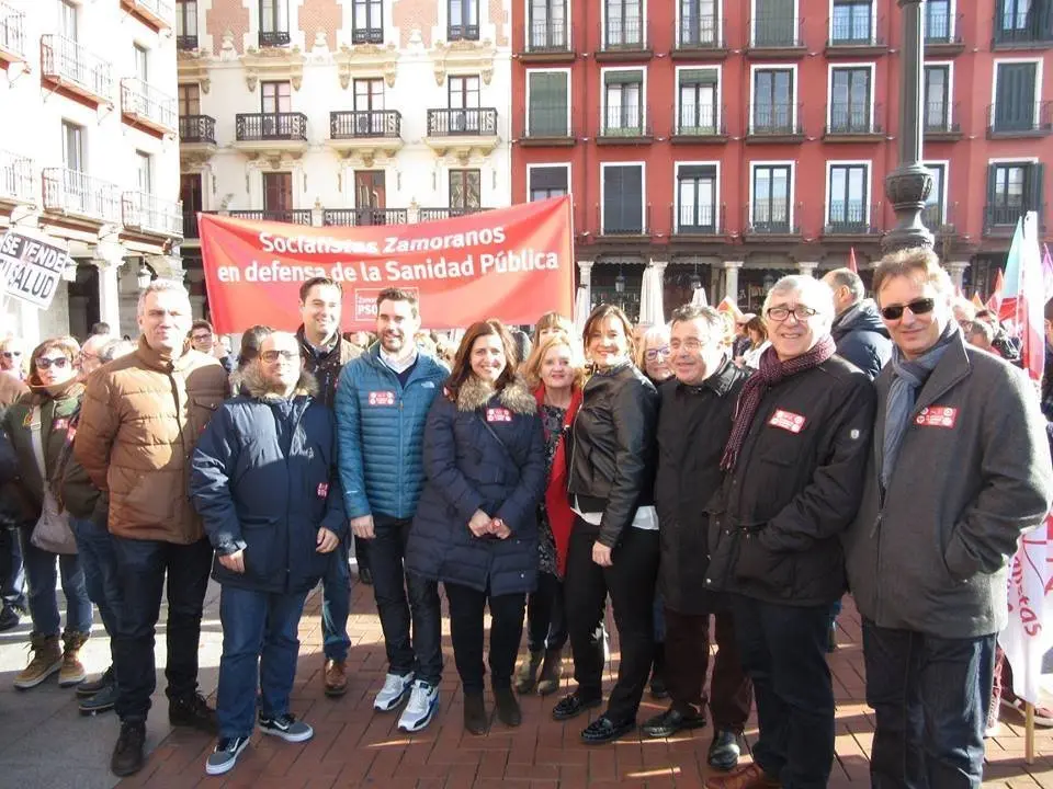 PSOE Zamora. Manifestación en Defensa de la Sanidad Pública