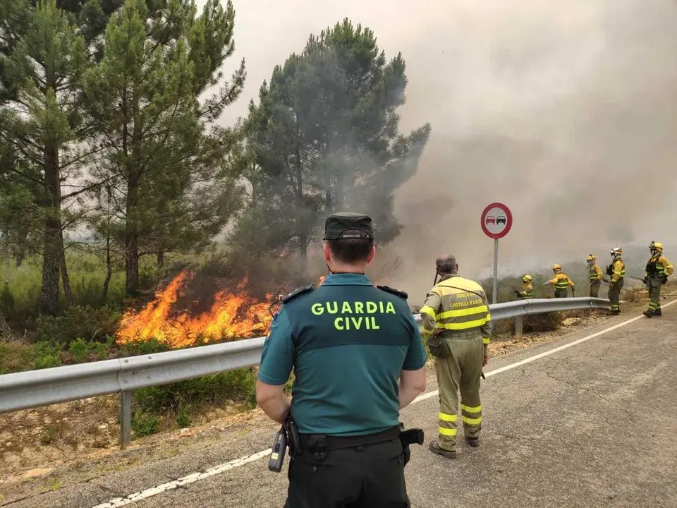 Incendio Aliste vía Guardia Civil