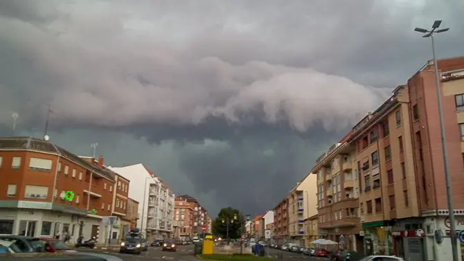 Tormentas en Benavente. Fotografía: Interbenavente.es