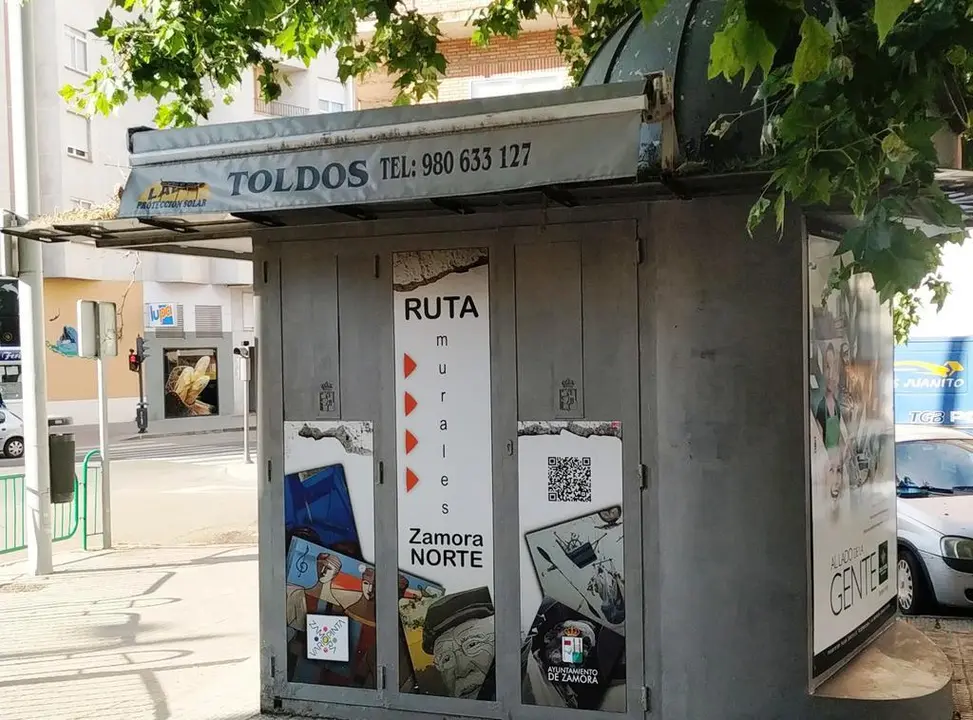 Kiosko cerrado