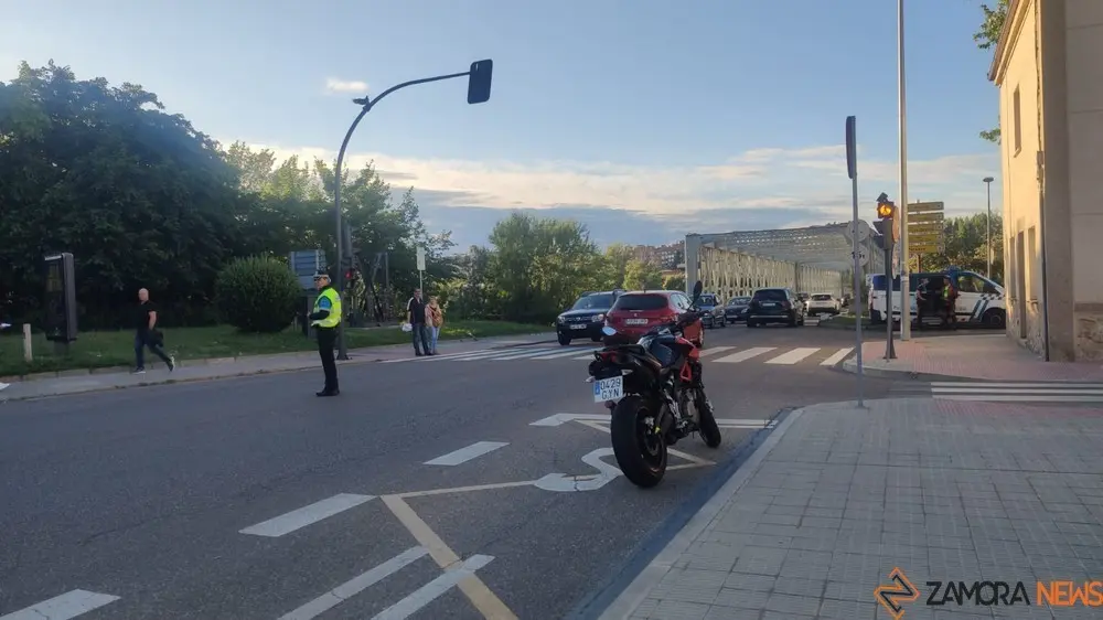 Moto accidente