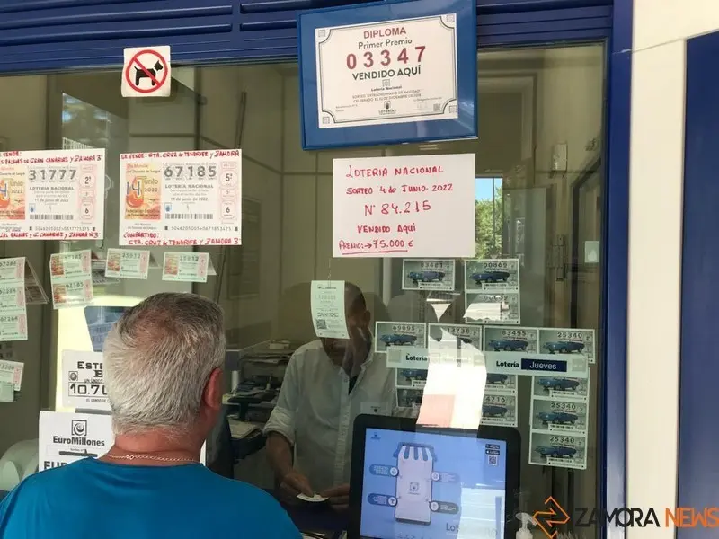 Una administración de Lotería en Zamora