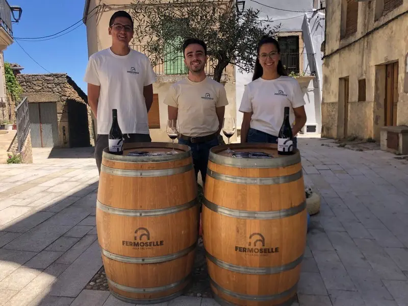 Fernando, Daniel y Marta en Fermoselle
