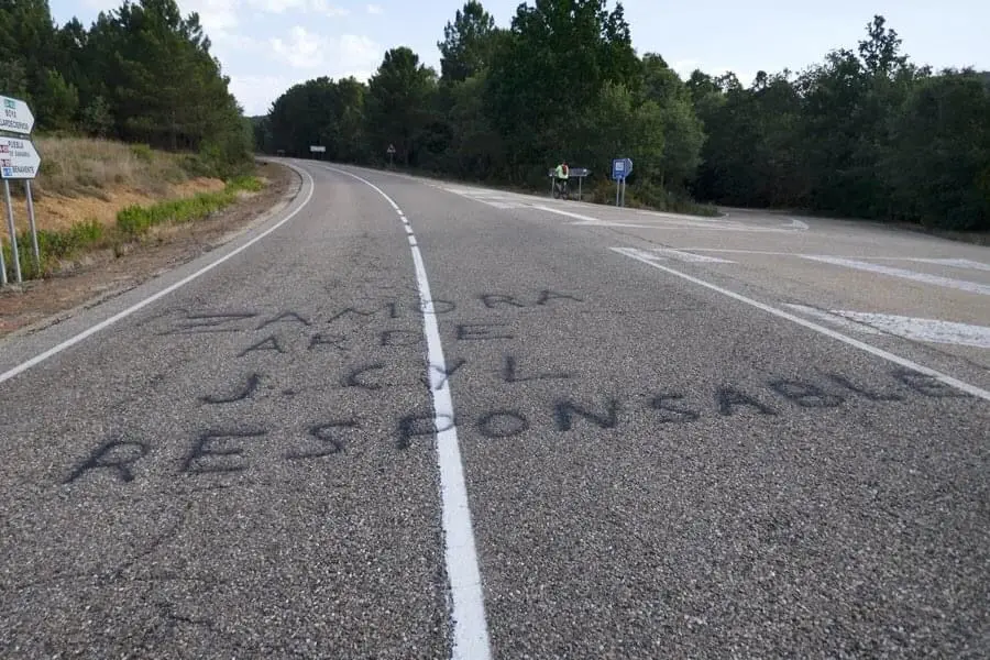 Mensaje carretera