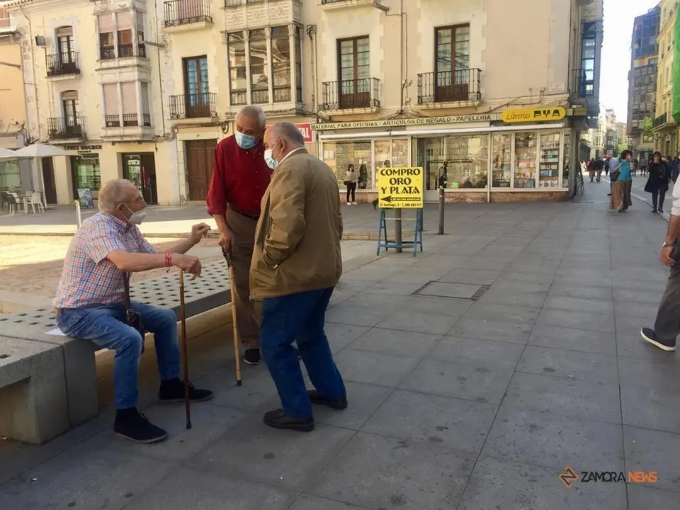 Zamoranos descansando en Santa Clara