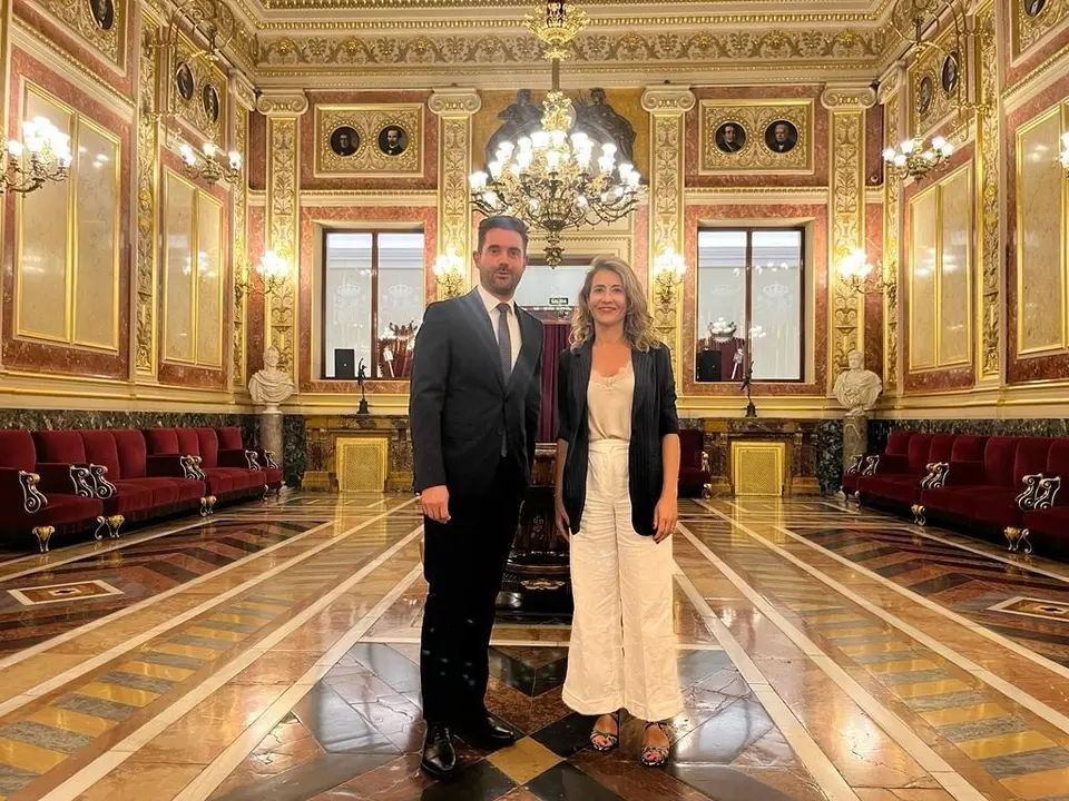 Antidio Fagúndez y Raquel Sánchez