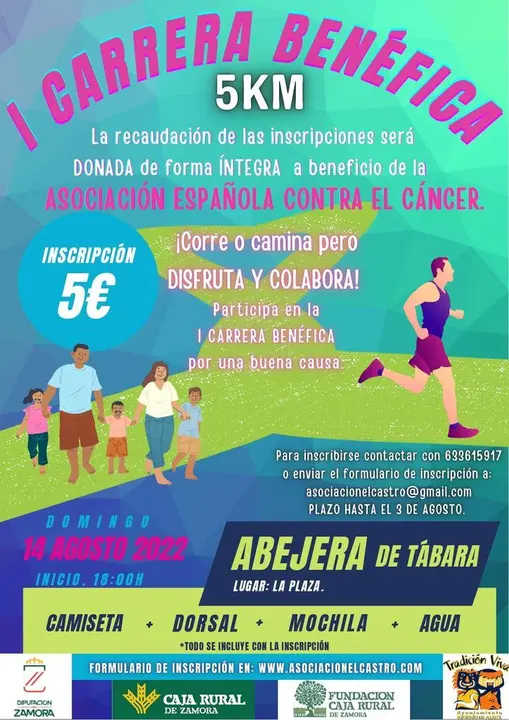 Carrera benéfica cartel