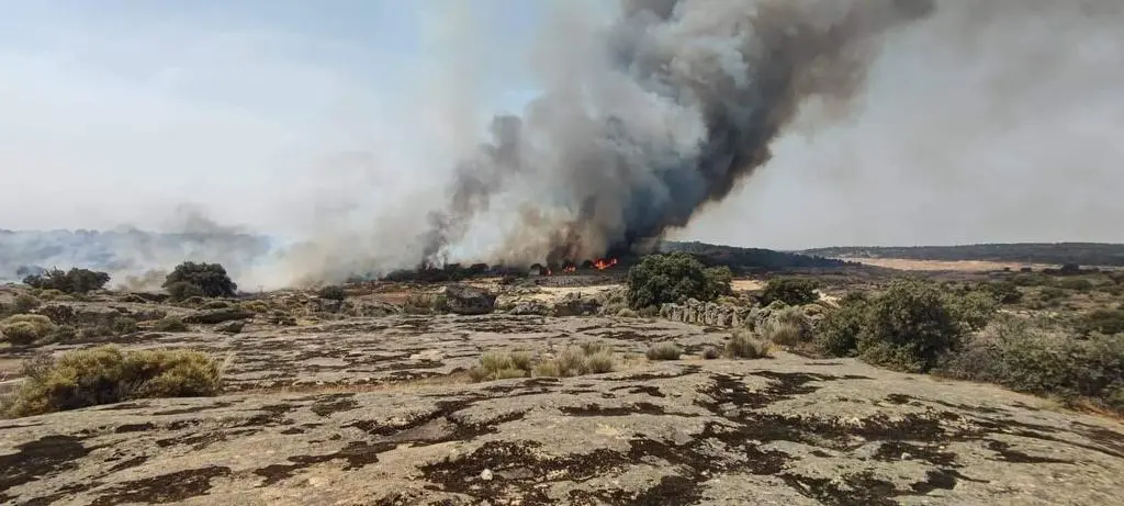 Incendio en Roelos