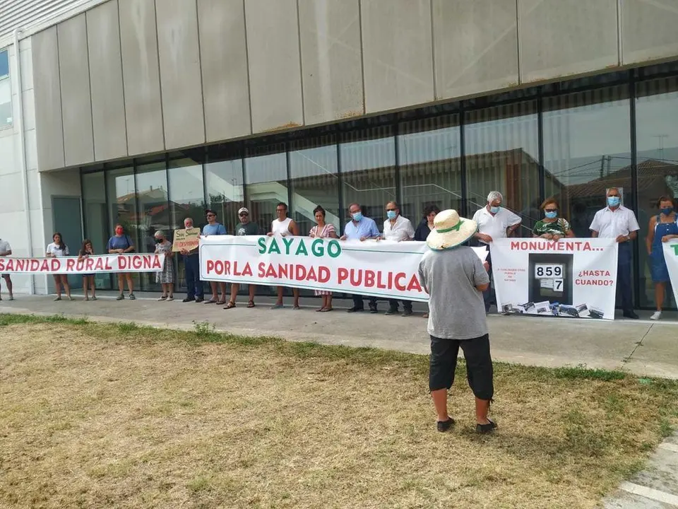 45 protesta de la Plataforma en Defensa de la Sanidad Pública de Sayago