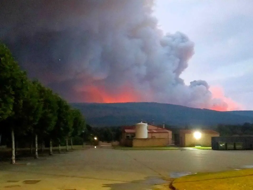 fuego losacio en Ferreras