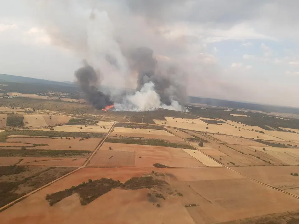 Incendio vía 112 CYL