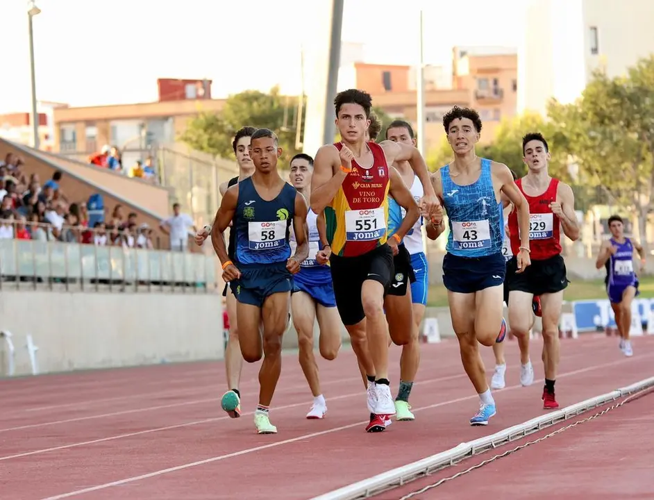 Javier Montero Castillejo durante el Campeonato de España sub 20