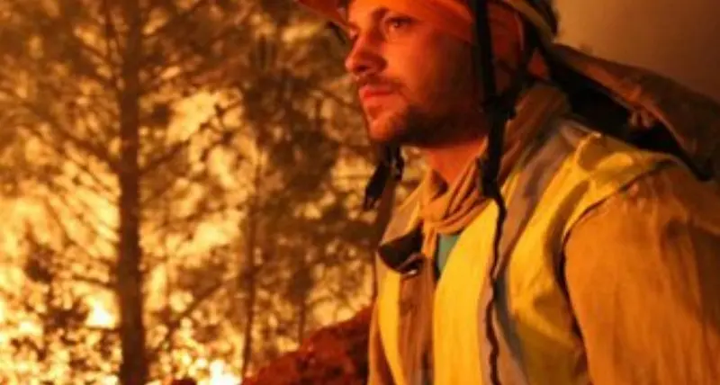 Imagen de archivo de un brigadista en un incendio. Foto infocyl.es