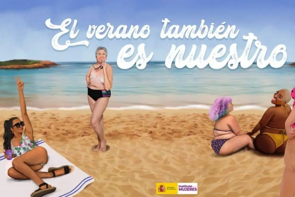 La campaña del Ministerio de Igualdad "El verano es nuestro". Fotografía: Ministerio de Igualdad