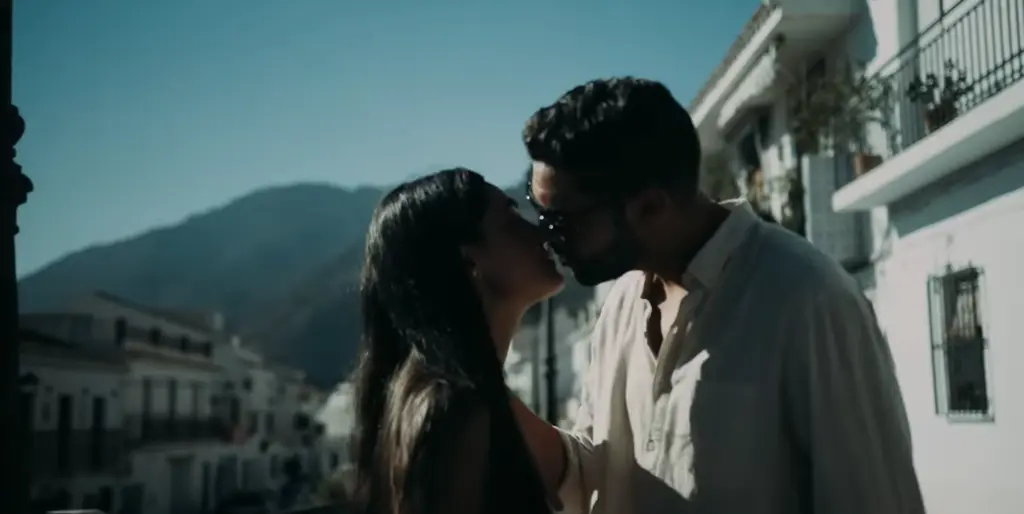 Carmen y Rubén en el videoclip