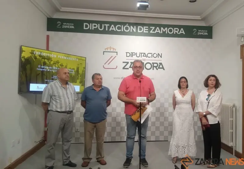 Presentación de la exposición en la Diputación de Zamora