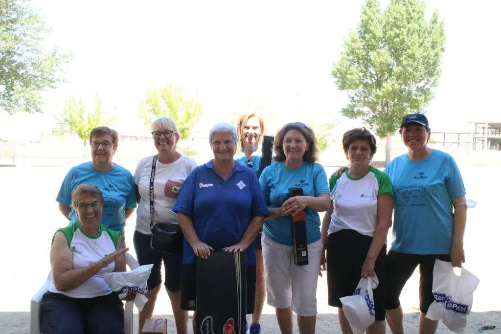 Campeonas Campeonato de Rana Fresno de la Ribera. Fotografía: Delegación Deportes Autóctonos de Zamora
