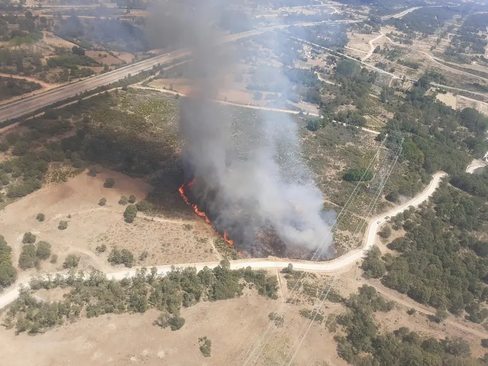Incendio Asturianos. Fotografía: Naturaleza Junta de Castilla y León