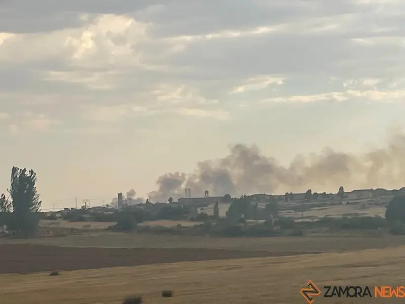 Incendio en Villaseco del Pan