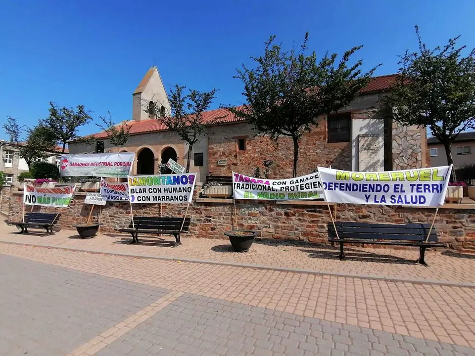 Concentración Faramontanos de Tábara contra las macrogranjas porcinas