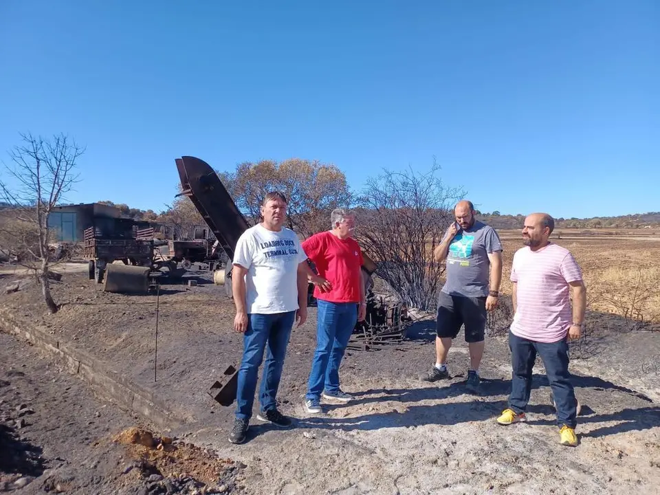 01 PSOE Diputación. Visita incendios Tábara y Valle del Tera