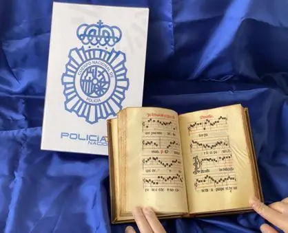 Misa santoral del siglo XVI recuperada por la Policía Nacional