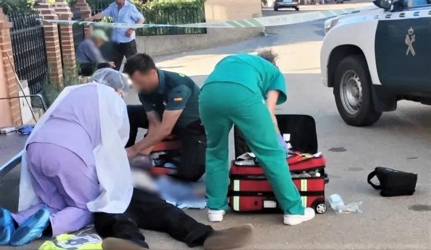 Rescate de agentes de la Guardia Civil en la provincia de Zamora