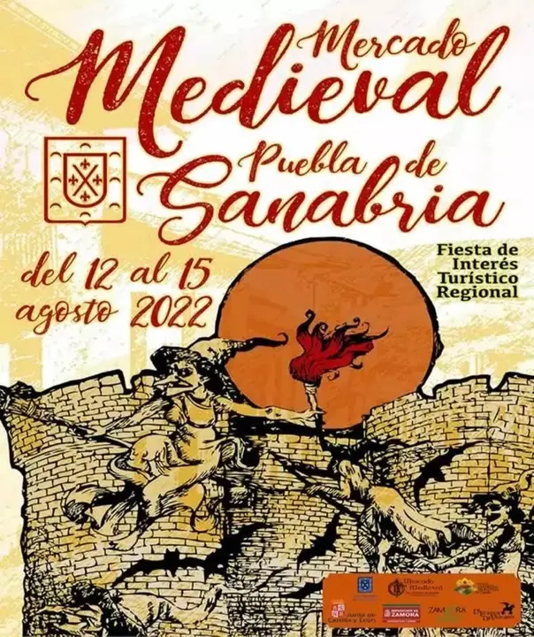 Portada del Mercado Medieval en Puebla de Sanabria
