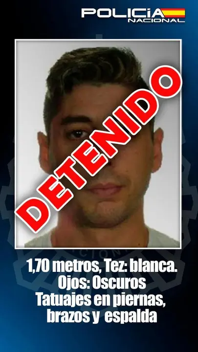 Ficha policial del detenido Diego Darío González Ghersi