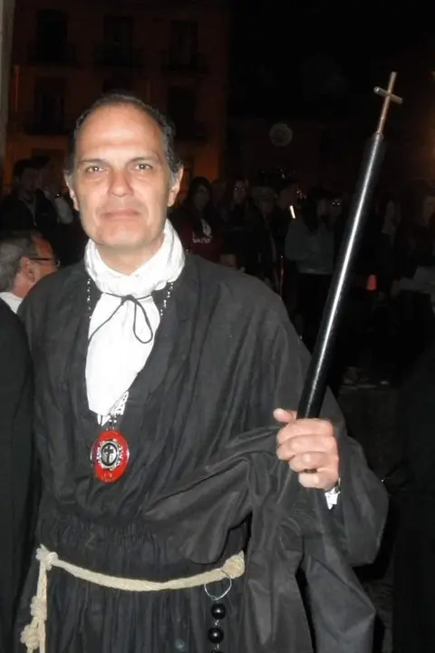 Enrique Crespo Rubio, hermano mayor de La Madrugada. Fotografía: Vulgo Congregación