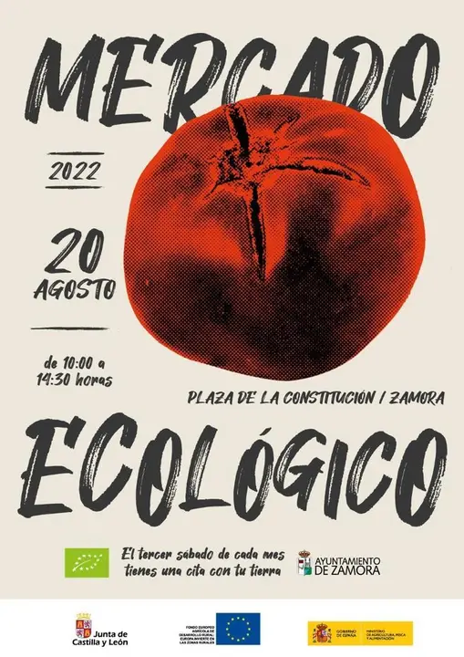 Cartel Mercado Ecológico Agosto 2022