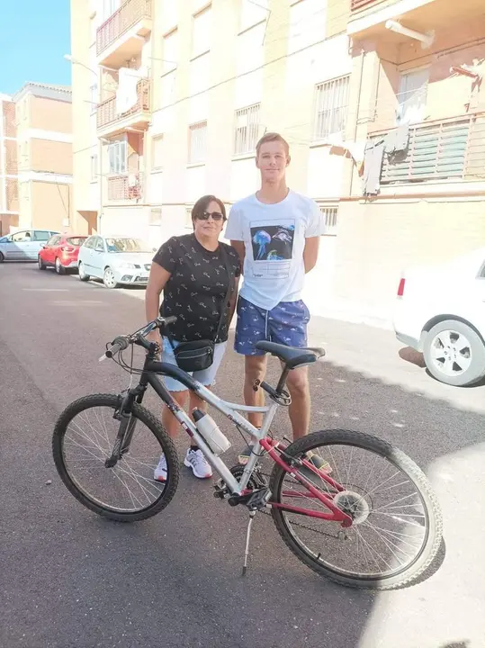 Entrega de la bicicleta
