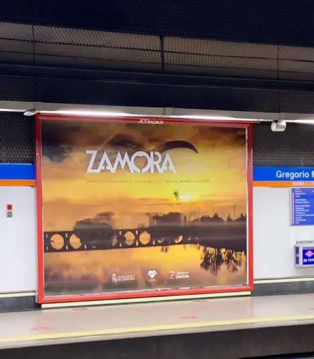 Zamora en el metro de Madrid