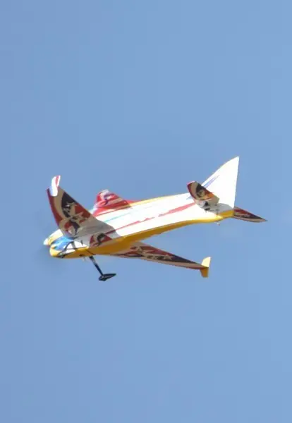 Uno de los modelos en competición en el Campeonato de Europa de Aeromodelismo. Foto cedida por el Club Aeromodelismo Zamora