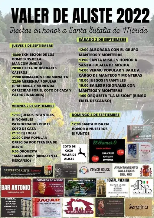 fiestas aliste