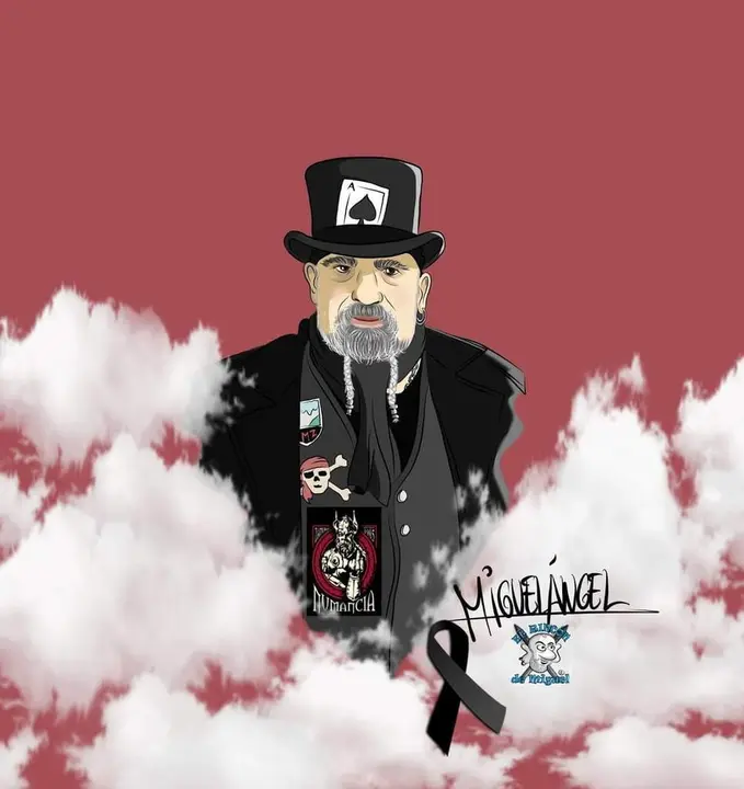 Miguel del bar Numancia. Viñeta: El rincón de Miguel