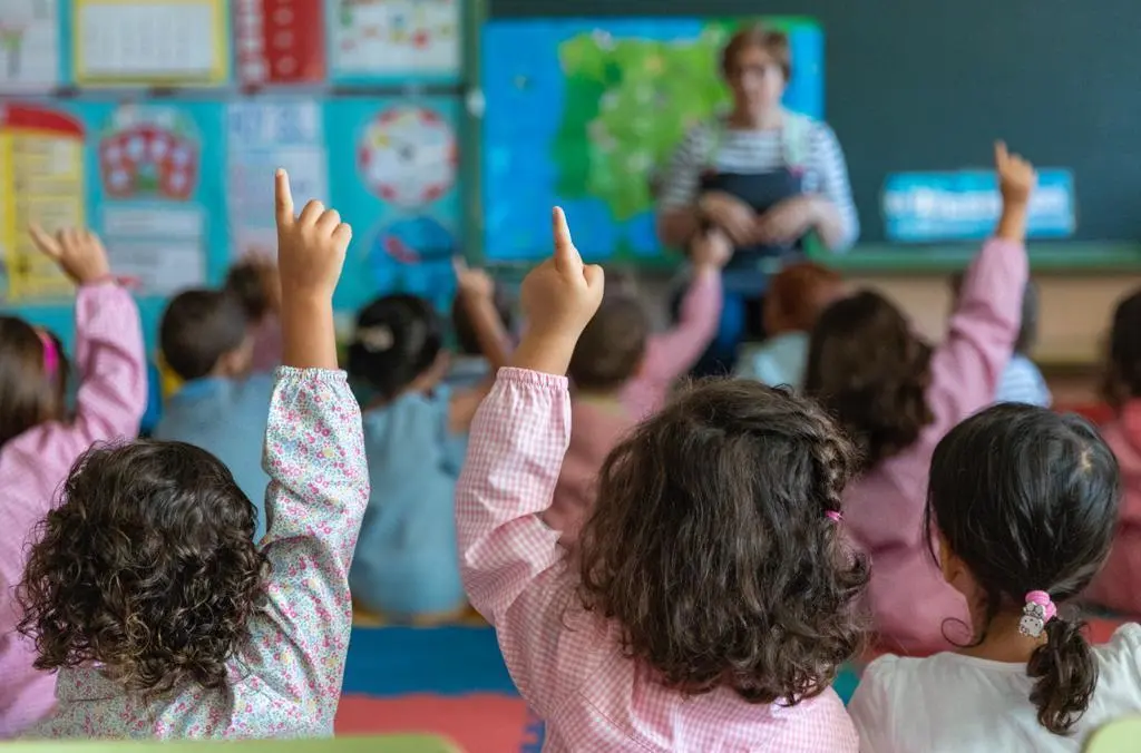 Escuela de Infantil. Fotografía de archivo