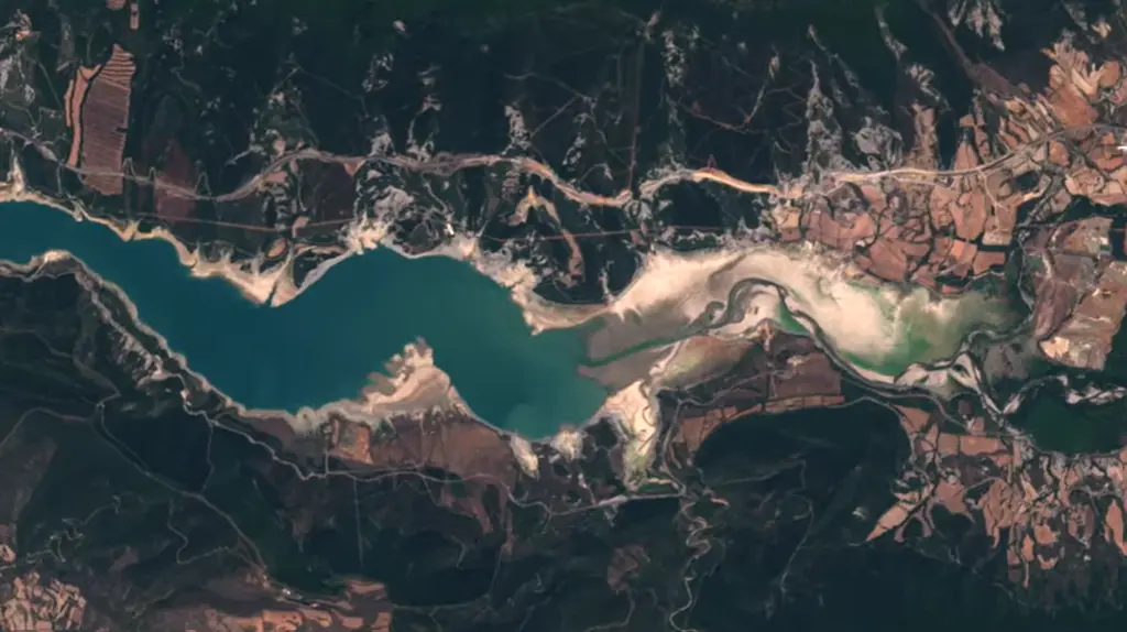 Embalse de Yesa, Zaragoza. Fotografía: Copernicus