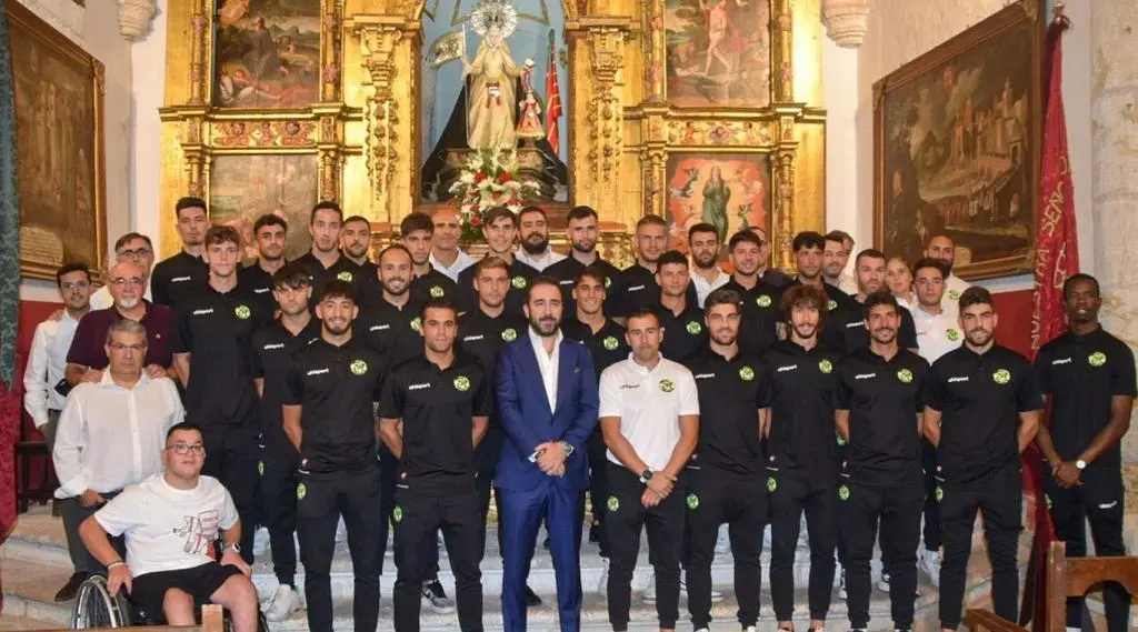 Zamora CF se encomienda a la Virgen de la Concha
