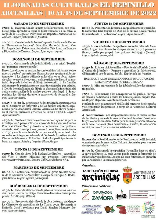 fiestas arcenillas 2022