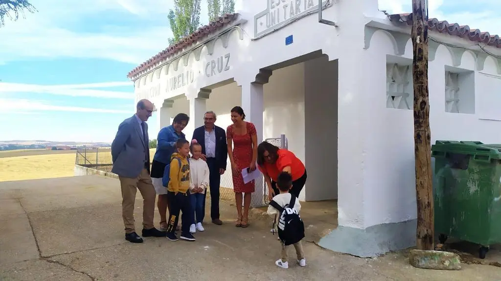 Visita al colegio en El Piñero