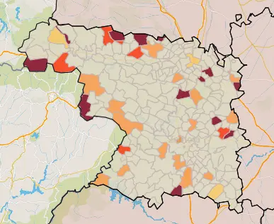 Mapa IA municipios a siete días (9 de septiembre)