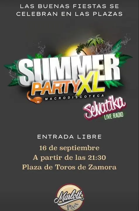 Cartel evento Plaza de Toro de Zamora