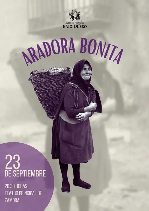CARTEL ARADORA BONITA Teatro Principal