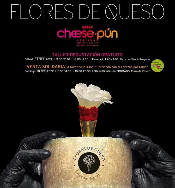 Flores de queso